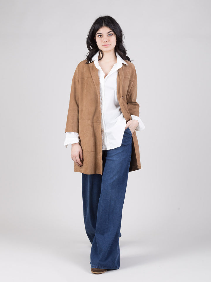 Giacca Virginia suede