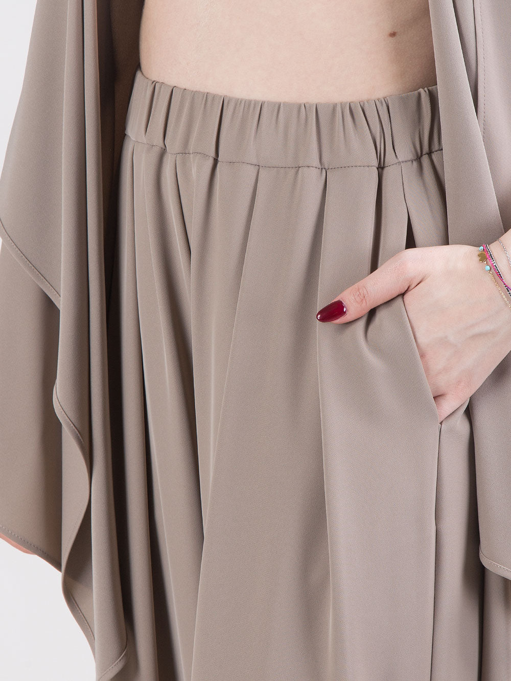 Completo fluido gilet e pantaloni