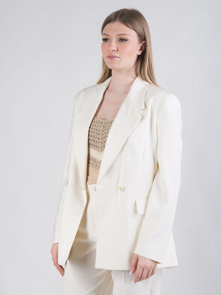 Tailleur con giacca doppiopetto