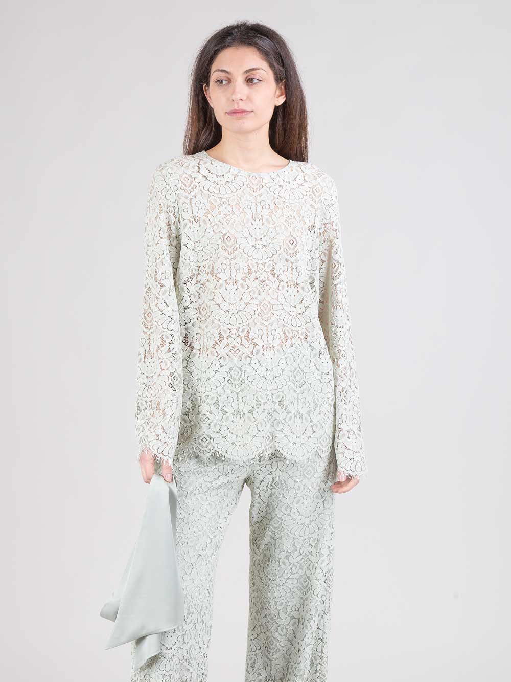Blusa in pizzo