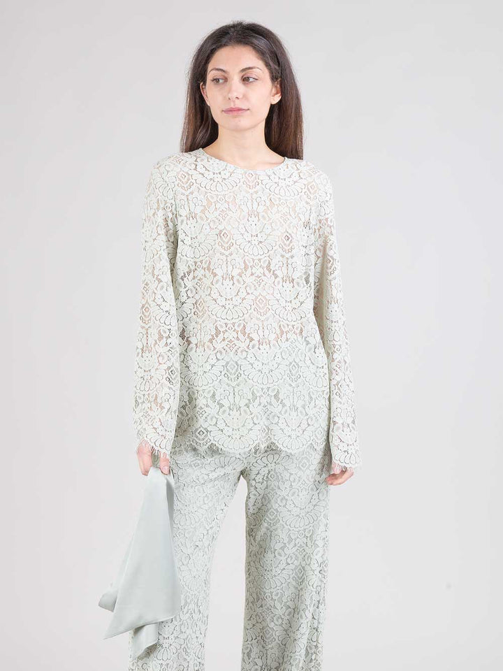 Blusa in pizzo