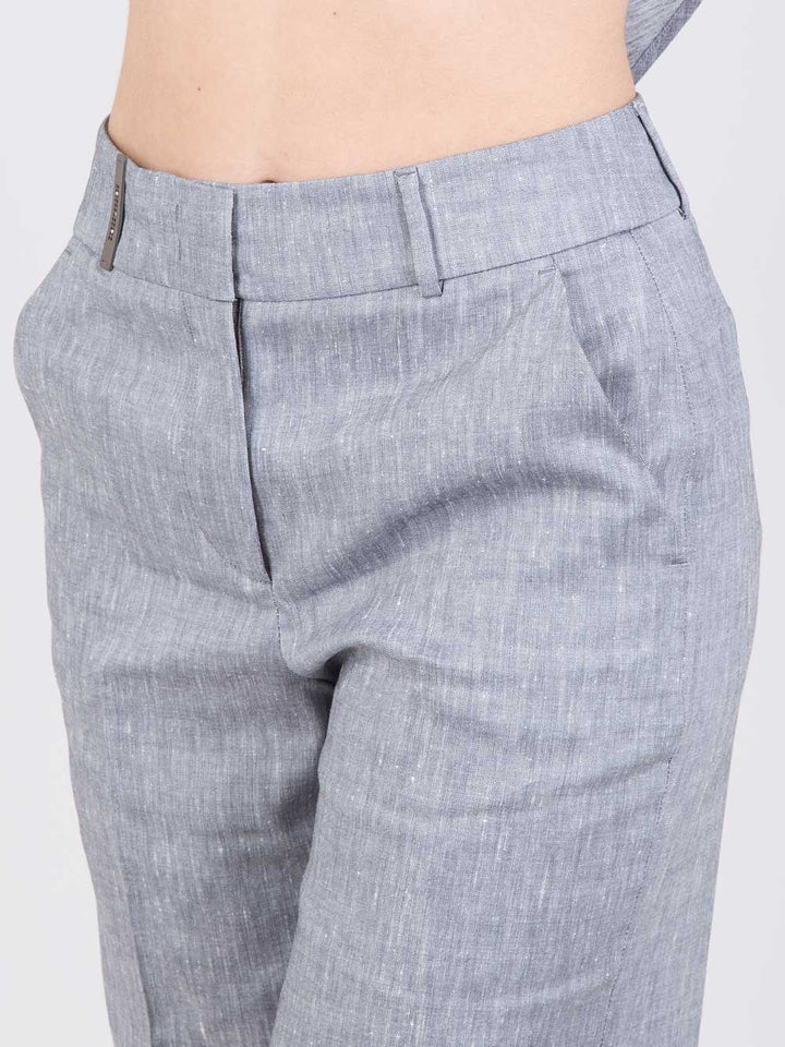 Pantaloni con risvolti