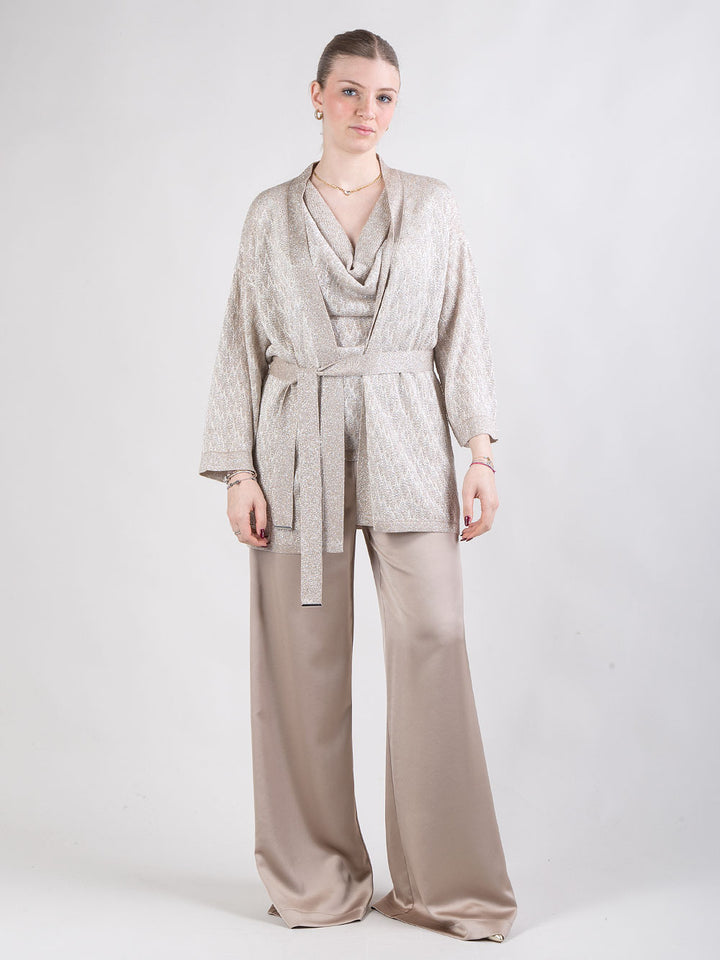 Completo tre pezzi in lurex