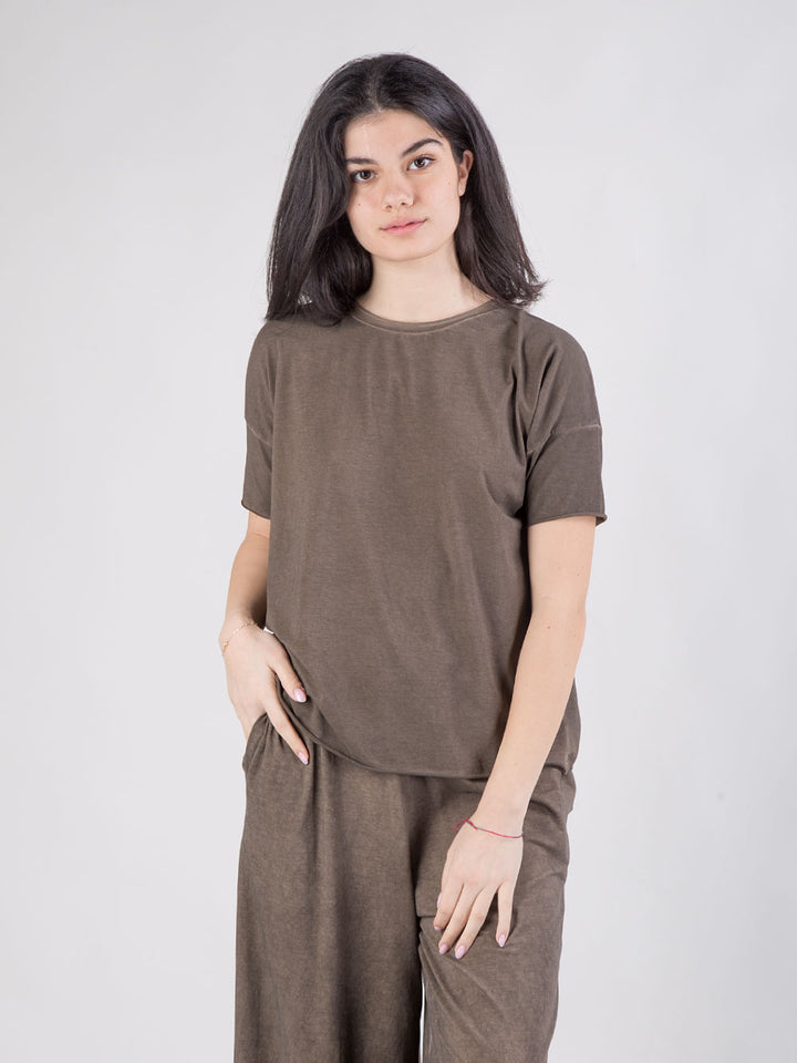 maglia girocollo sfumata