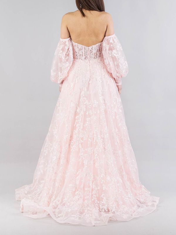 ABITO DA SERA IN TULLE RICAMATO