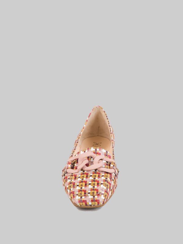 BALLERINE CHANEL A FANTASIA CON ACCESSORIO CATENA NUDE