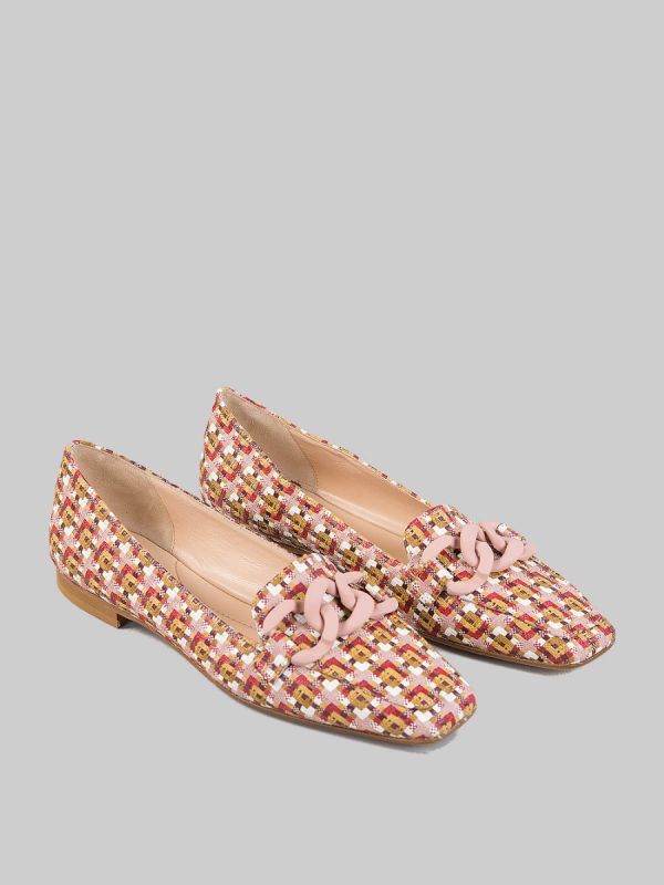 BALLERINE CHANEL A FANTASIA CON ACCESSORIO CATENA NUDE