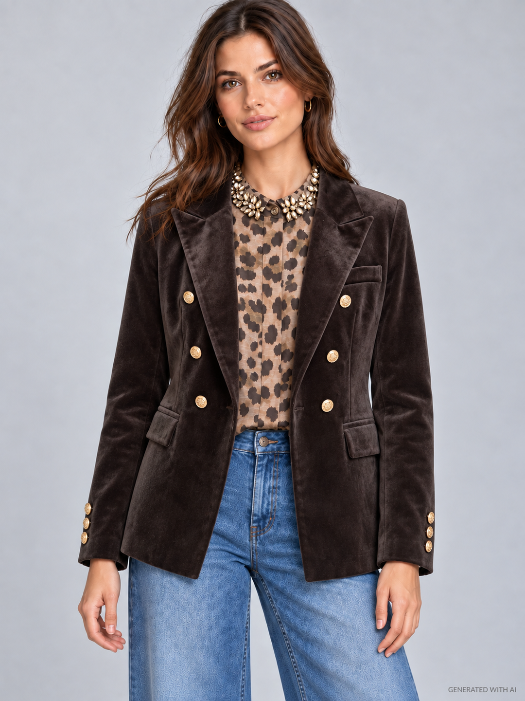 Blazer in velluto