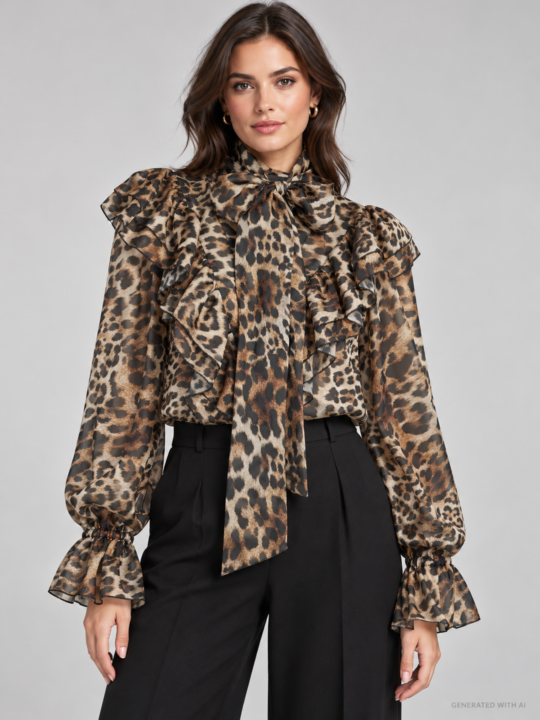 Camicia leopardata