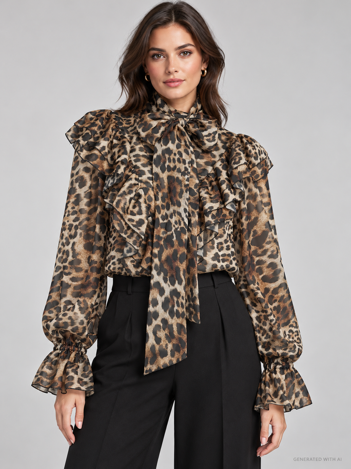 Camicia leopardata