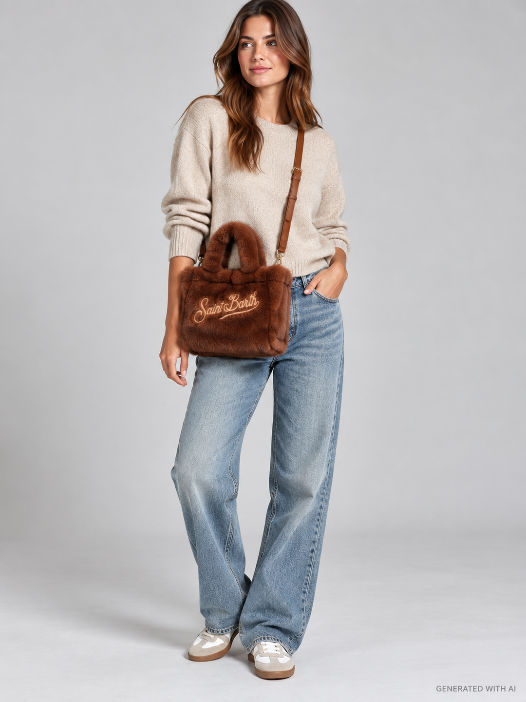 Borsa Vanity Mini Soft fur