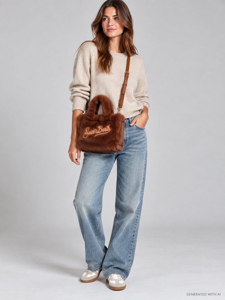 Borsa Vanity Mini Soft fur