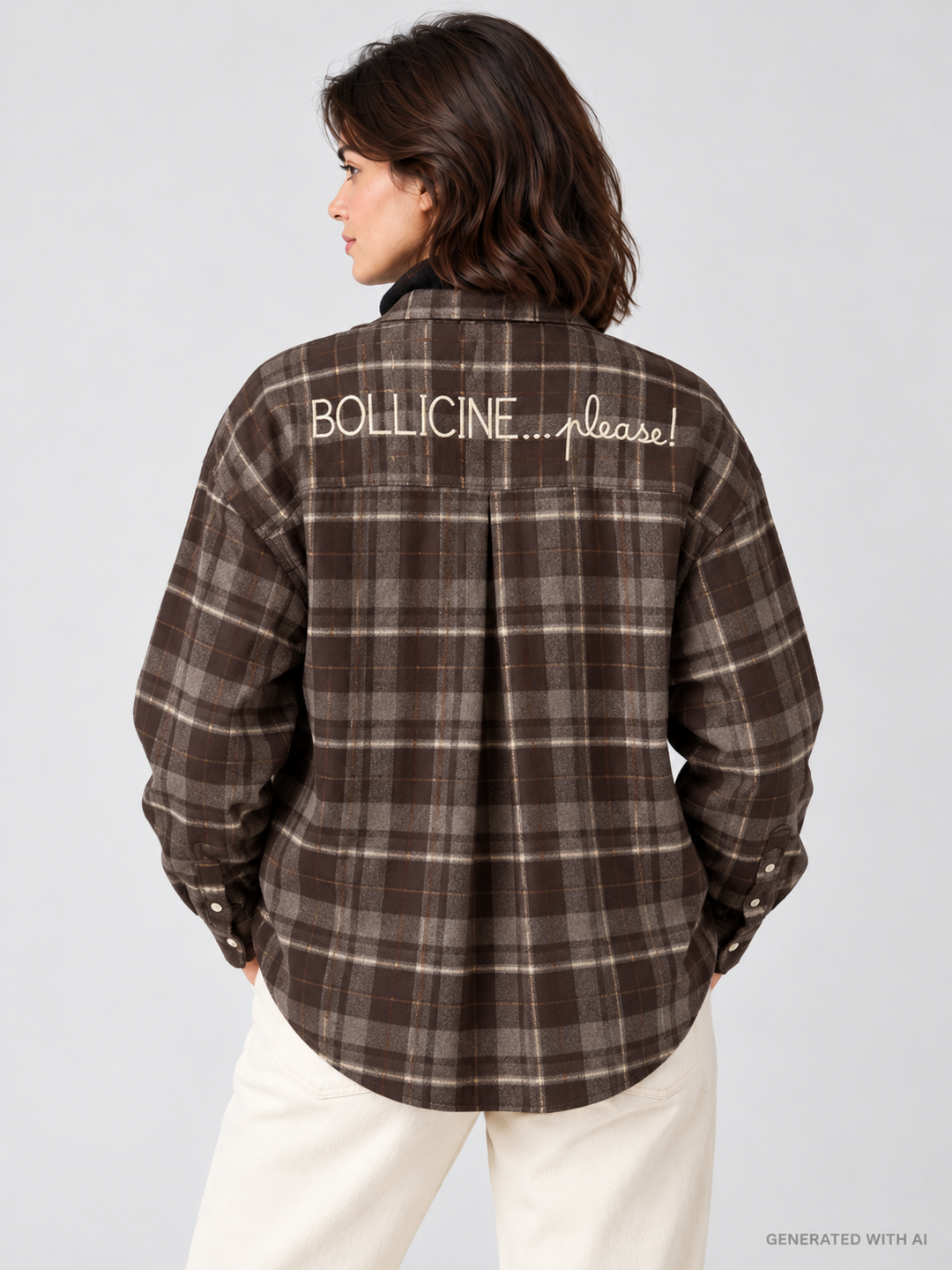 Camicia Gigy in flanella di cotone a quadri
