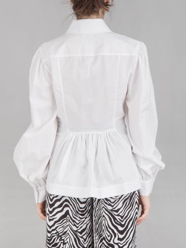 CAMICIA BUSTIER IN COTONE ORGANICO