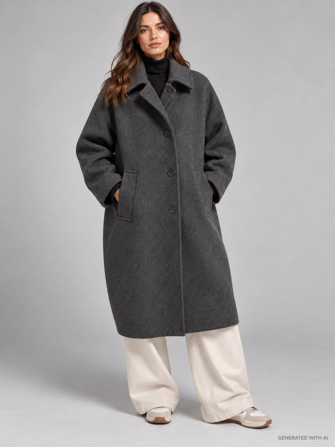 Cappotto MUREI grigio antracite