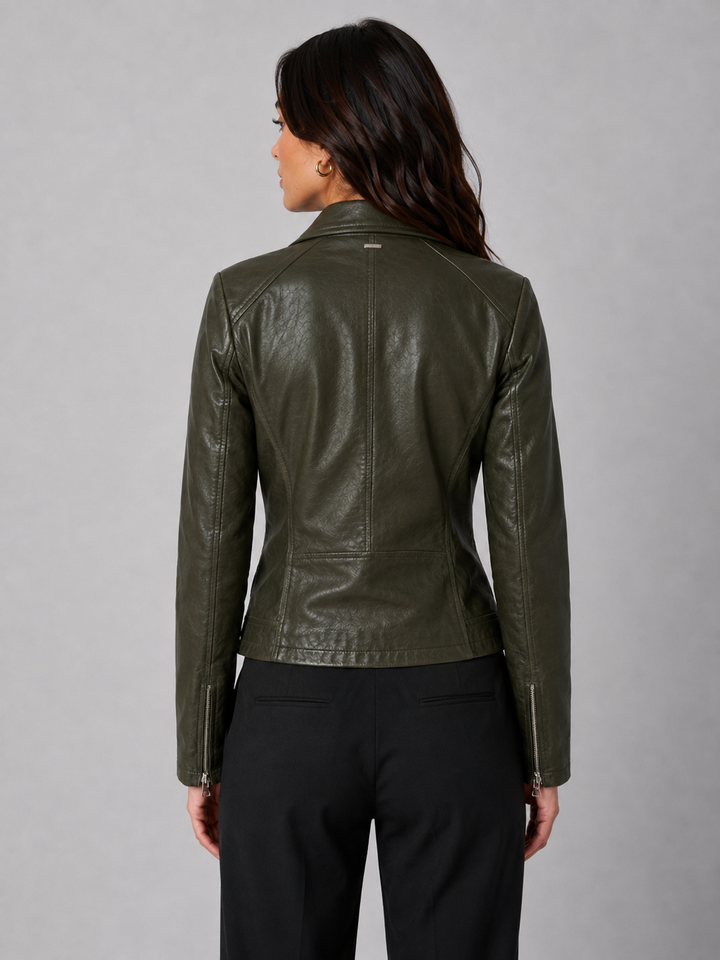 Giacca Biker Ludwig in Pelle di Agnello
