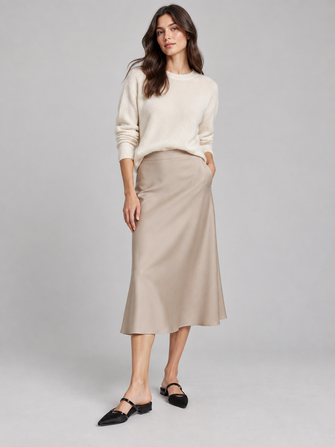 Ballerine Mule in cavallino