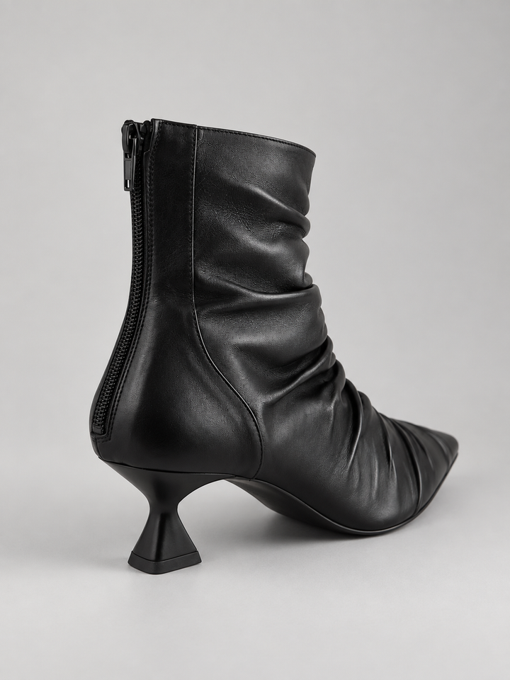 Stivaletti con drappeggio