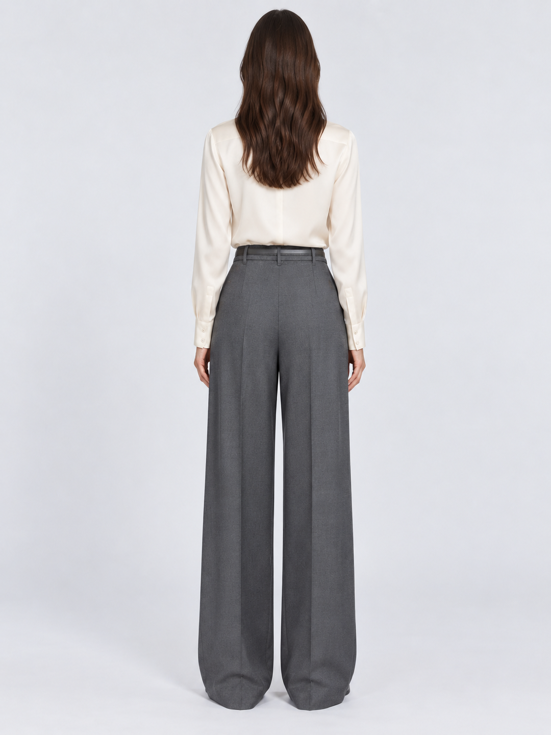 Pantalone in flanella di lana