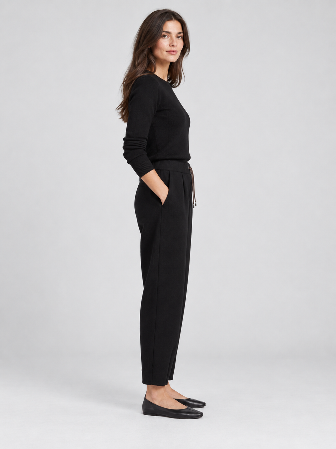 Pantaloni jogging in jersey
