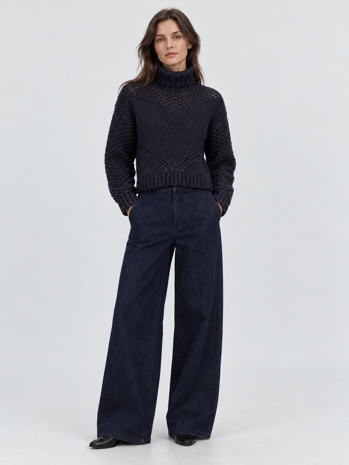 Maglione traforato