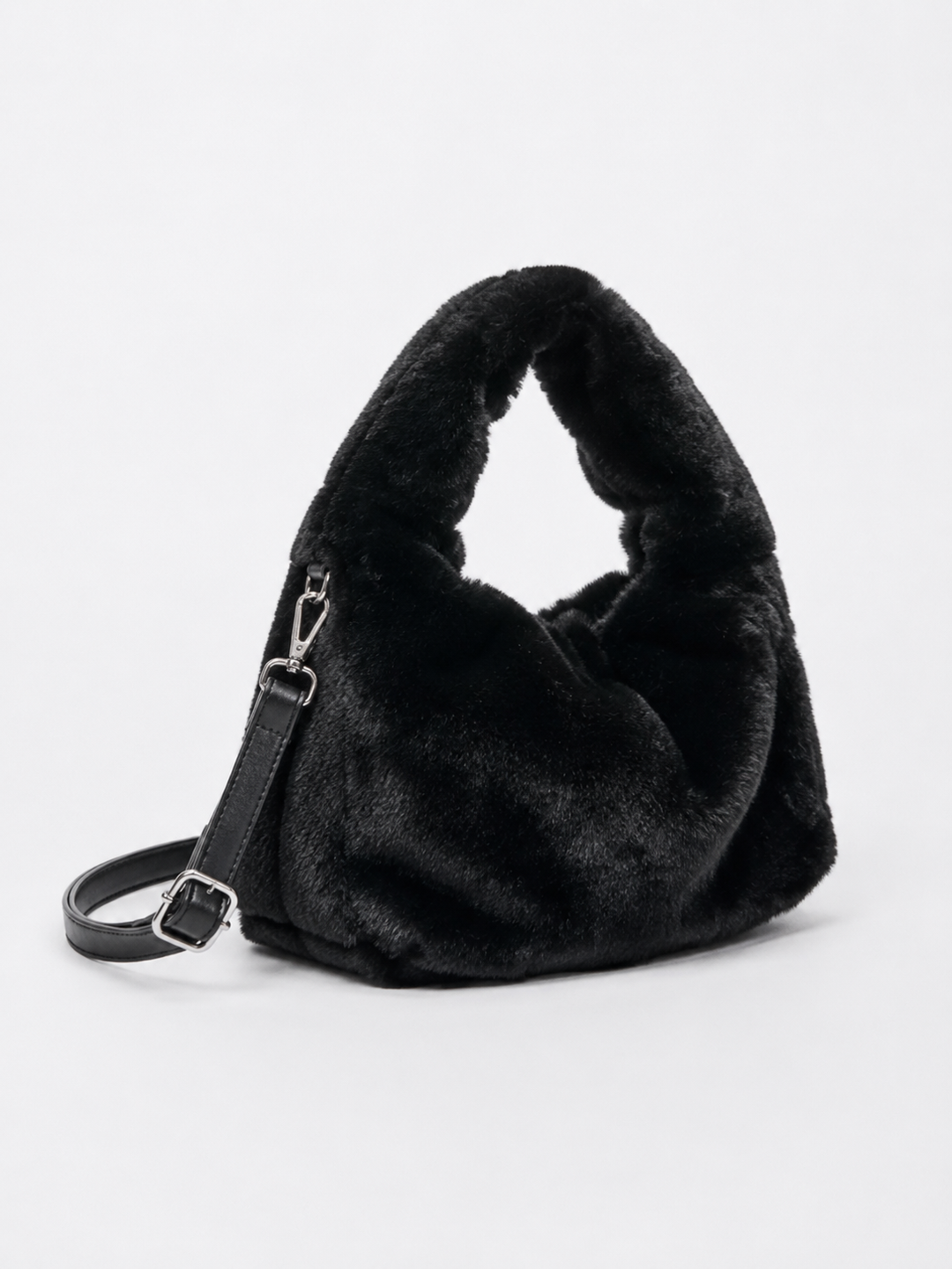 Borsa in Ecopelliccia con Tracolla Removibile