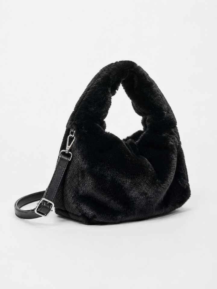 Borsa in Ecopelliccia con Tracolla Removibile