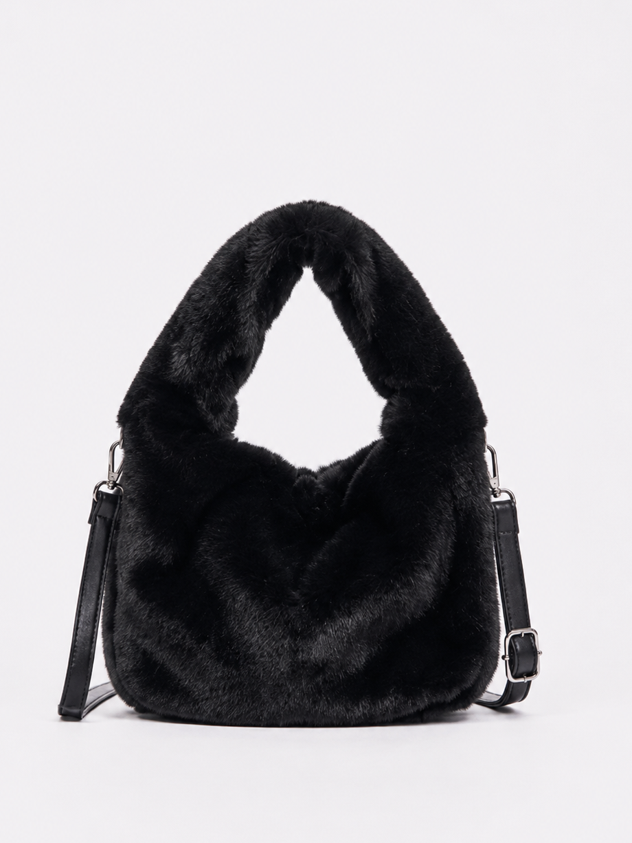 Borsa in Ecopelliccia con Tracolla Removibile