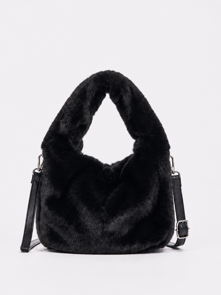 Borsa in Ecopelliccia con Tracolla Removibile