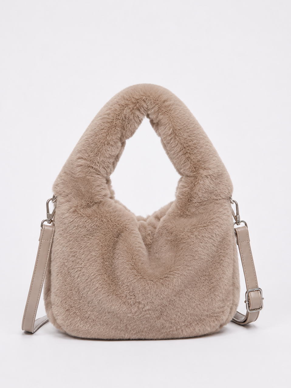 Borsa in Ecopelliccia con Tracolla Removibile