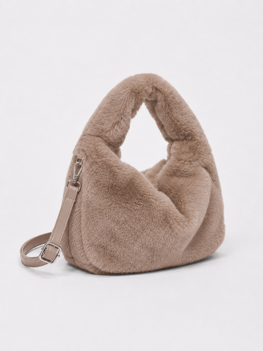 Borsa in Ecopelliccia con Tracolla Removibile