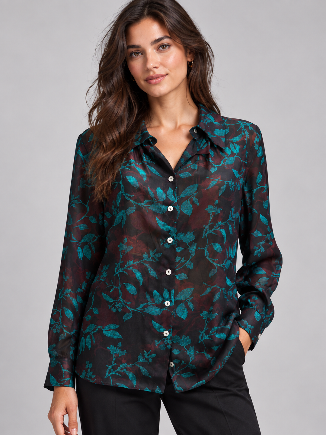 Camicia in viscosa