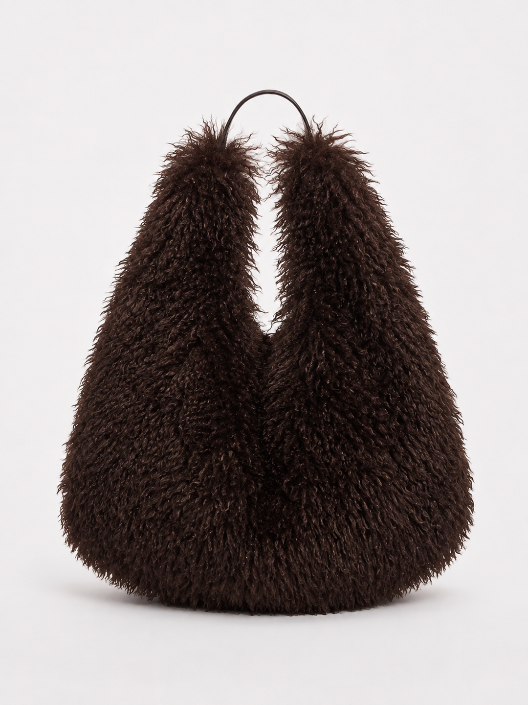 Borsa in ecopelliccia plush