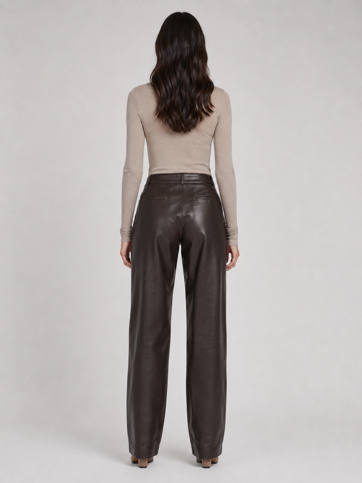 Pantaloni in ecopelle