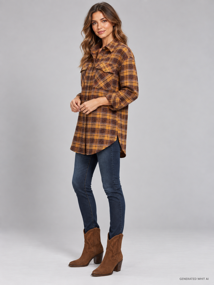 Camicia texana lunga