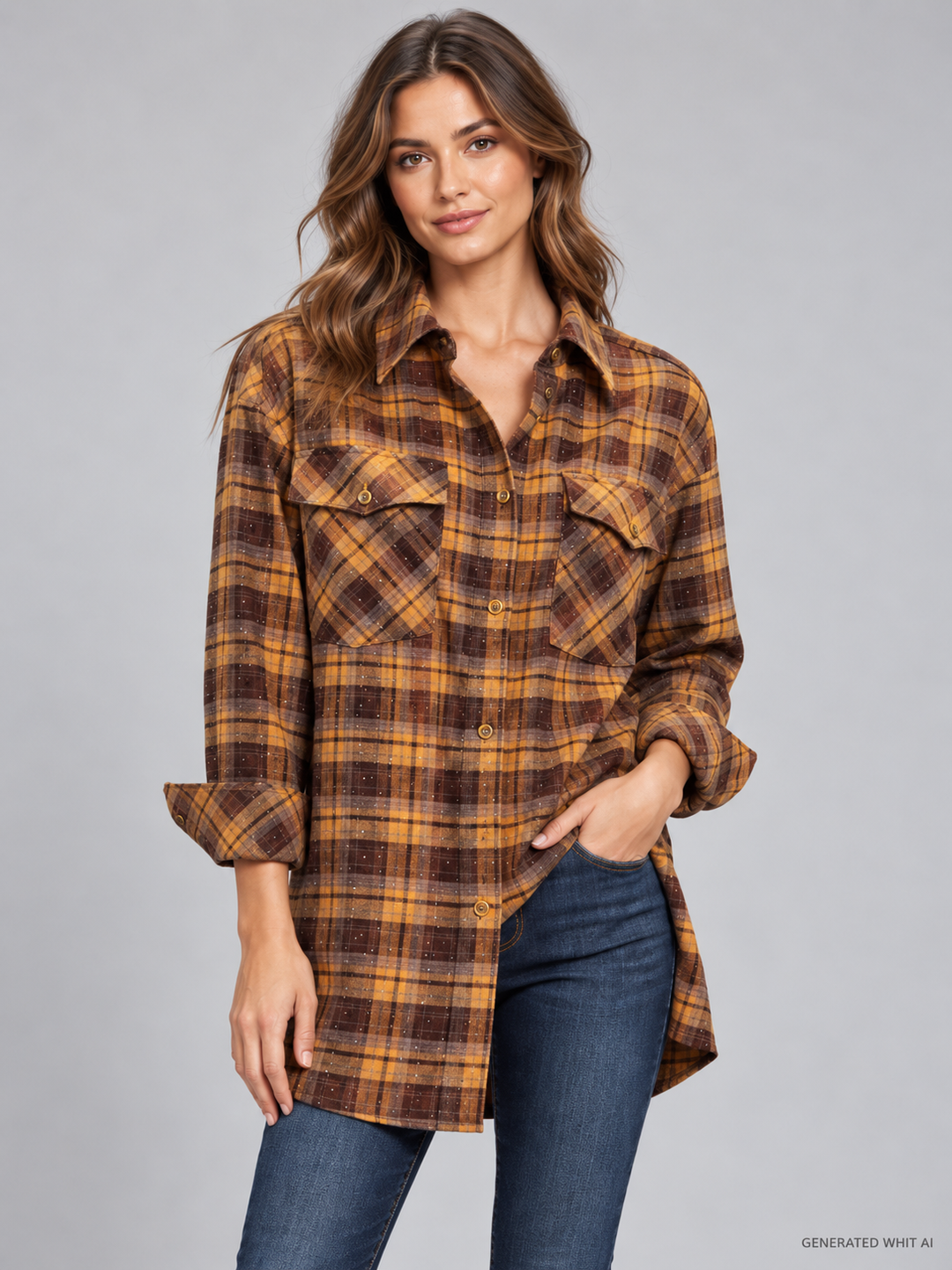 Camicia texana lunga