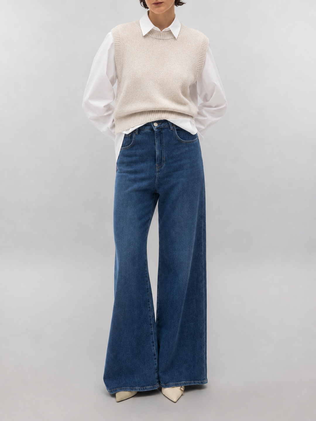 Jeans 5 pocket wide leg