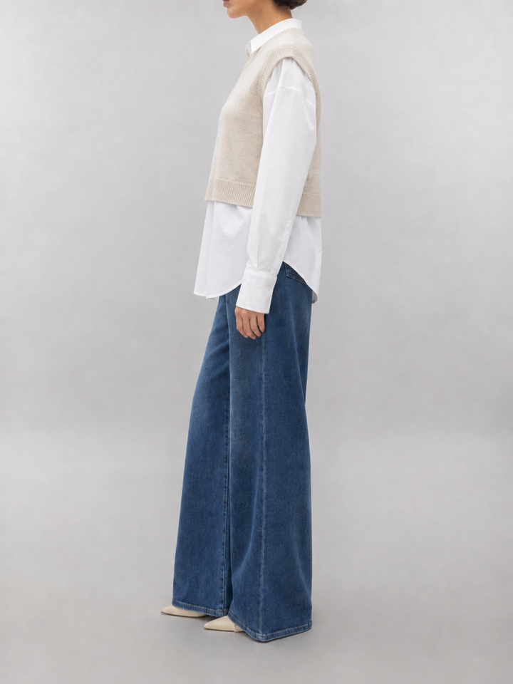 Jeans 5 pocket wide leg