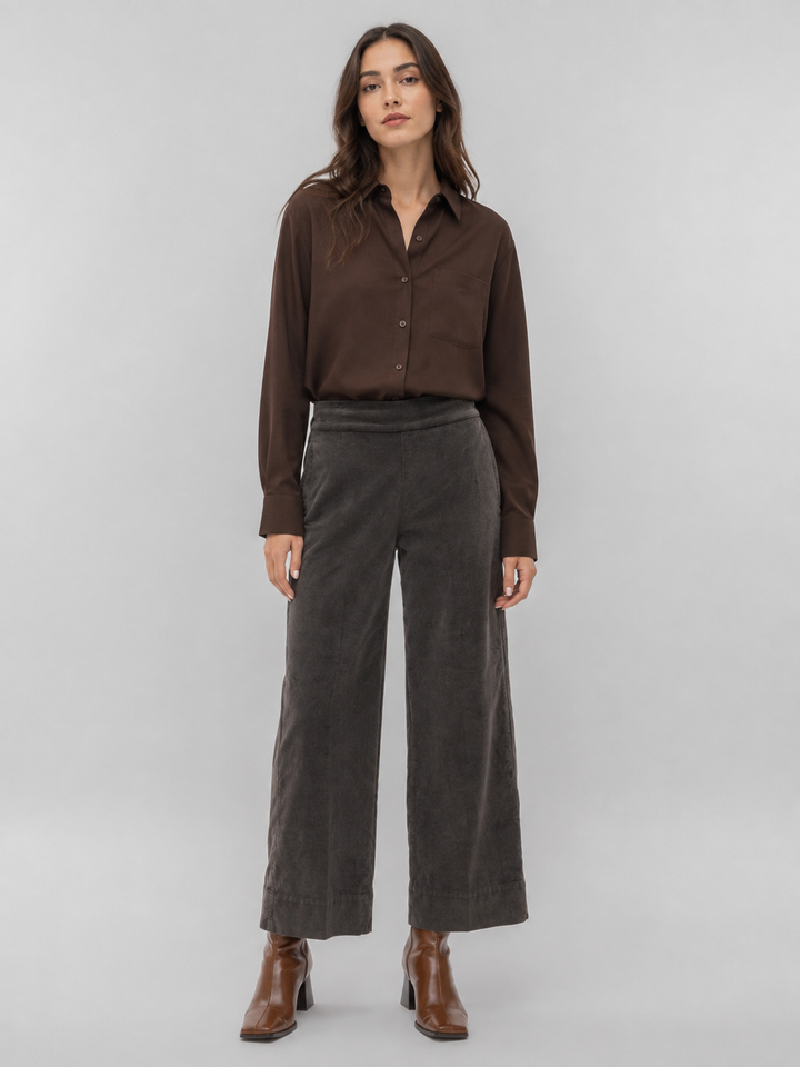 Pantaloni relaxed wide leg