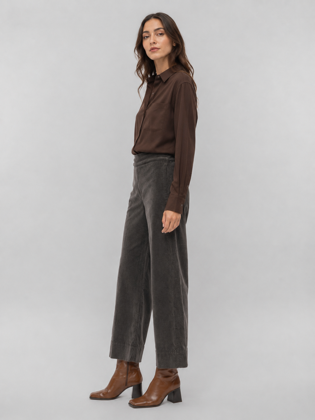 Pantaloni relaxed wide leg