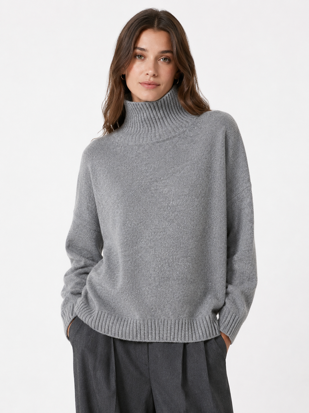 Maglia Dolcevita in pura lana vergine