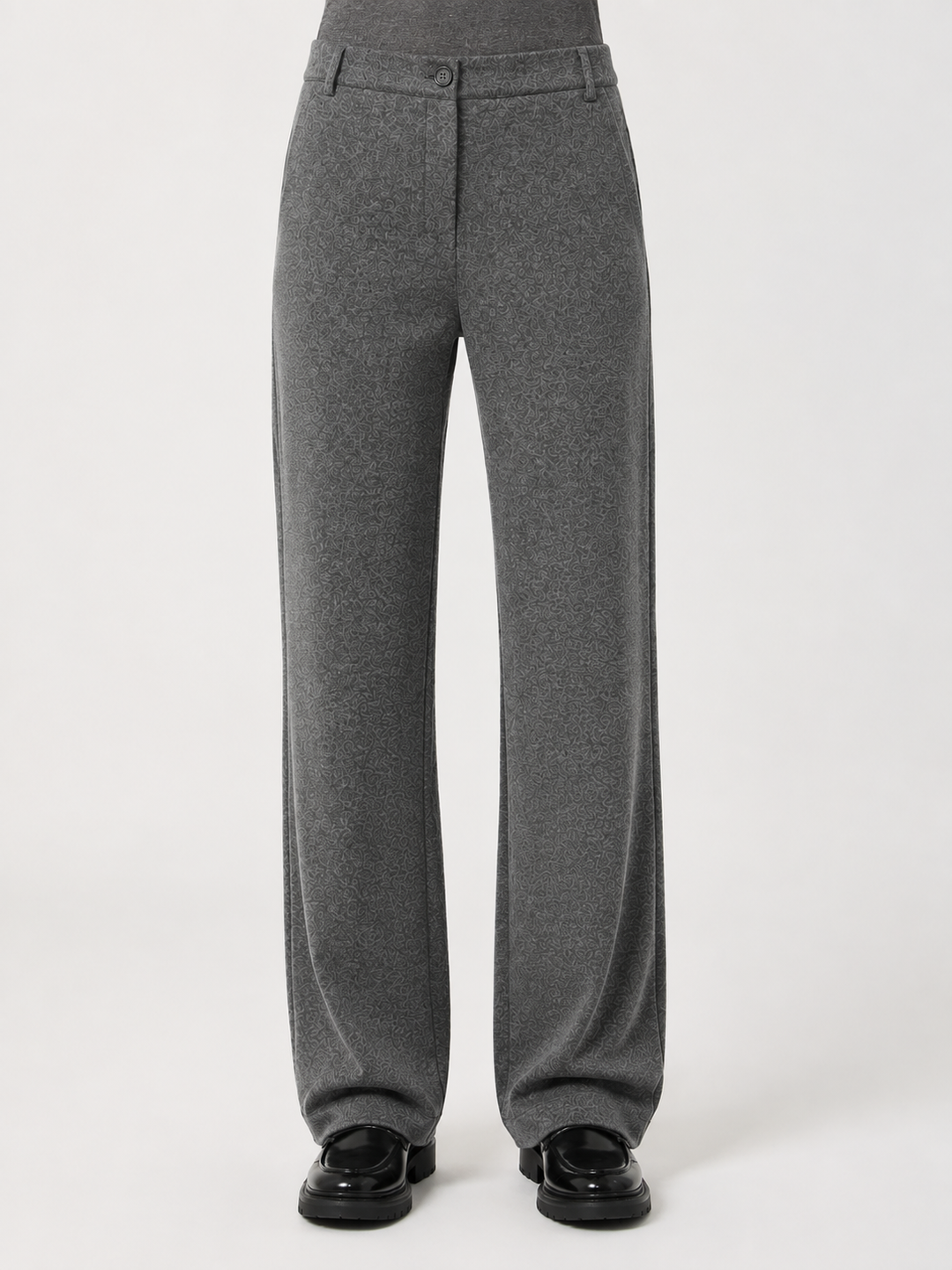 Pantalone in Jersey Micro Jacquard
