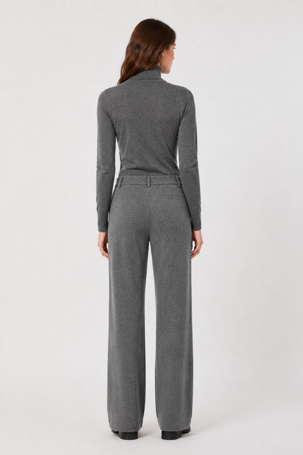 Pantalone in Jersey Micro Jacquard