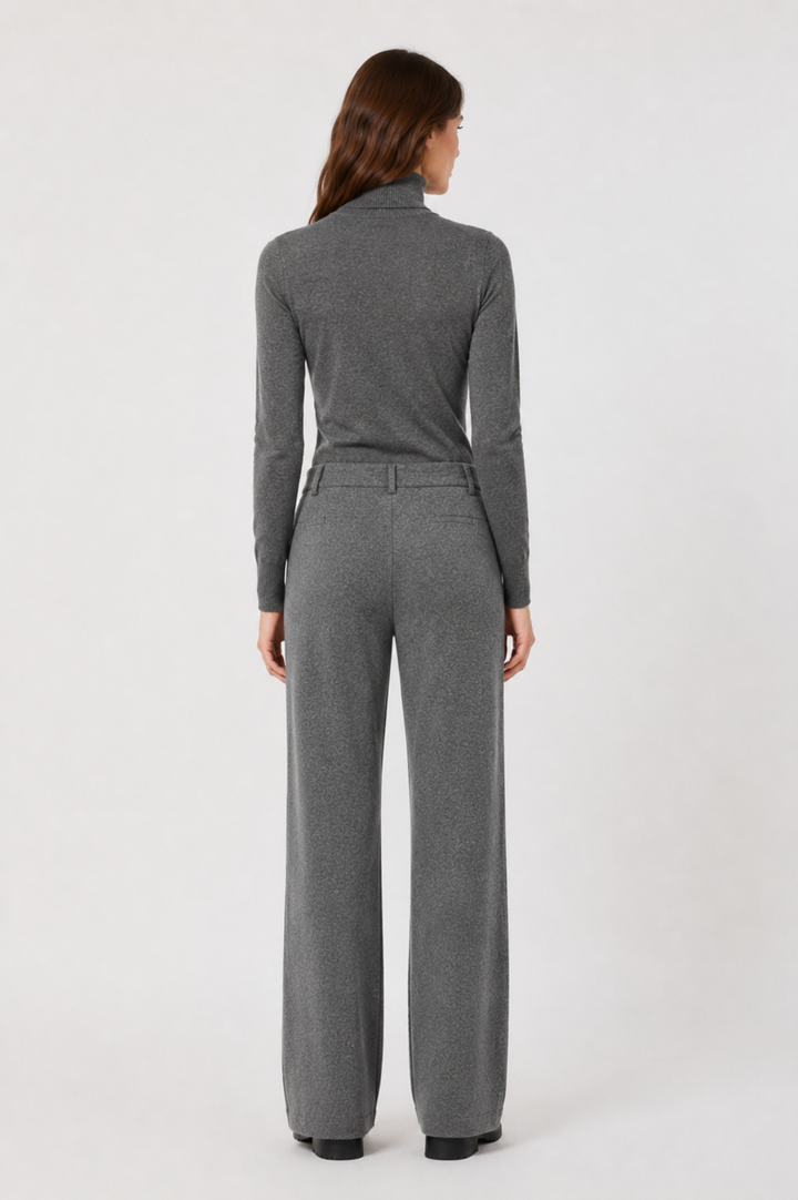 Pantalone in Jersey Micro Jacquard