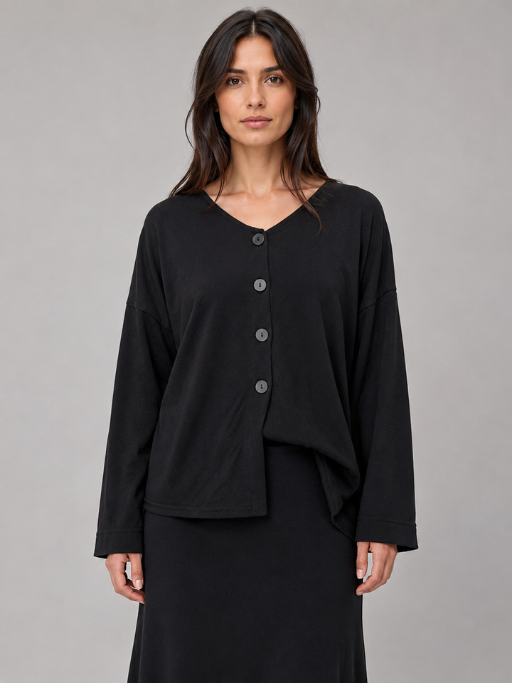 Cardigan con scollo a V