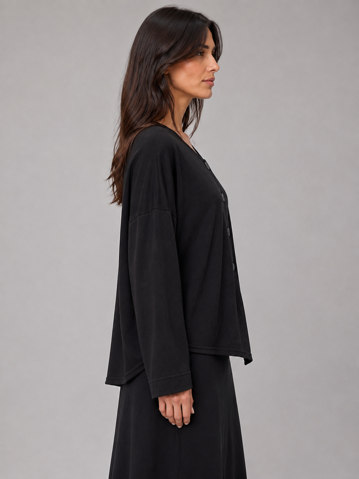 Cardigan con scollo a V