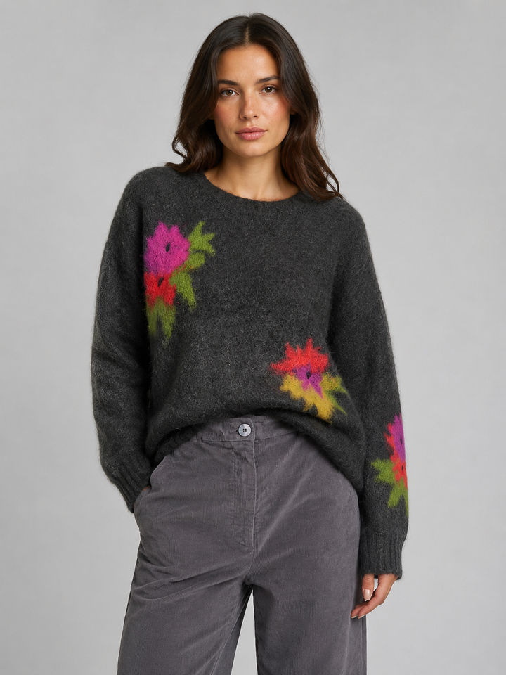 Pullover fiore