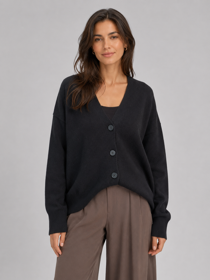 Cardigan con scollo a V