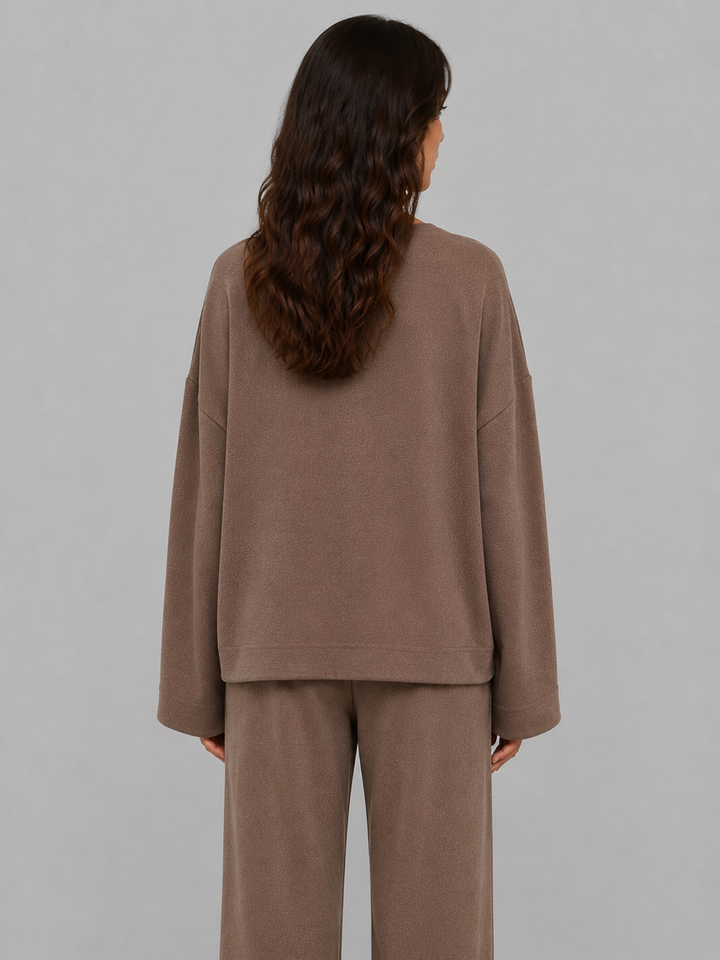 Cardigan a V