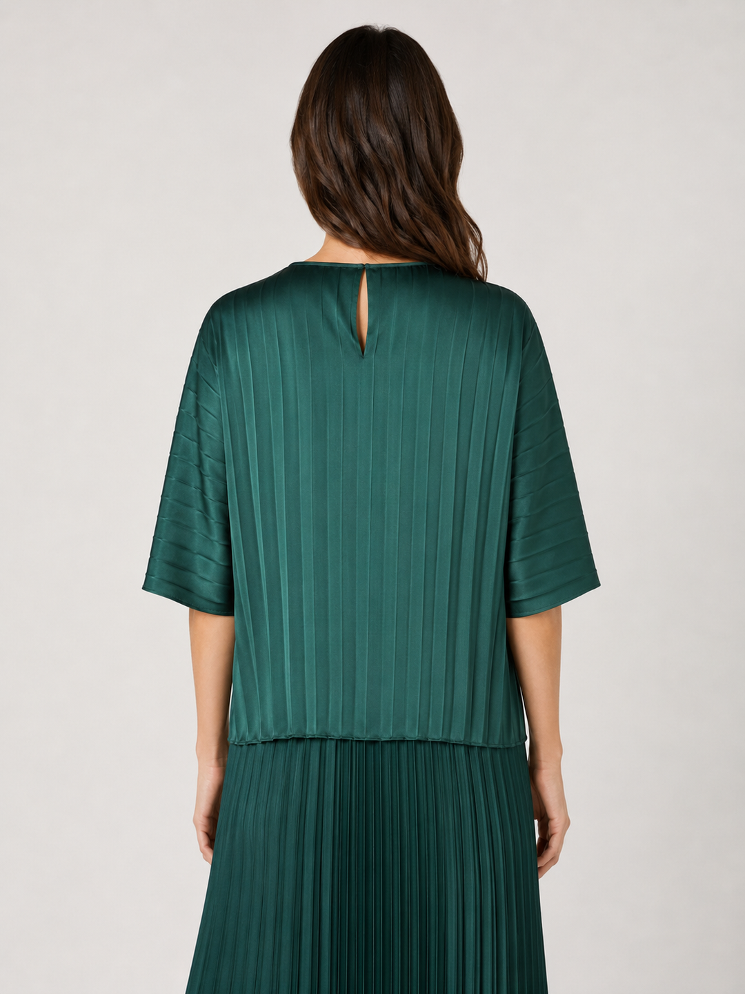 Blusa in Raso Plissé